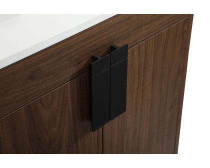 Elegant Bathroom Vanity - Walnut (VF48824MWT)