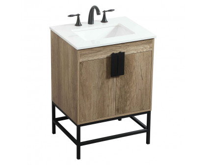 Elegant Bathroom Vanity - Natural Oak (VF48824NT)