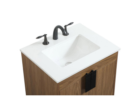 Elegant Bathroom Vanity - Walnut Brown (VF48824WB)