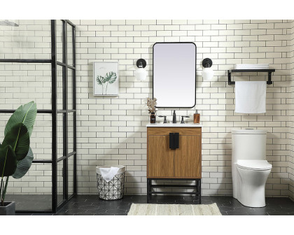 Elegant Bathroom Vanity - Walnut Brown (VF48824WB)