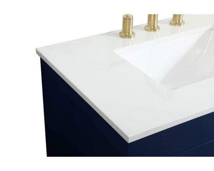 Elegant Bathroom Vanity - Blue (VF48830MBL)