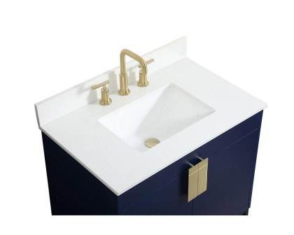 Elegant Bathroom Vanity - Blue (VF48830MBL-BS)