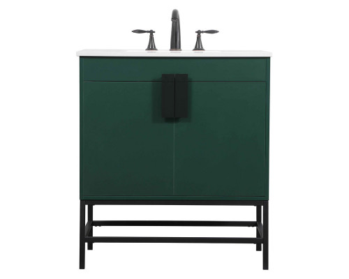 Elegant Bathroom Vanity - Green (VF48830MGN)