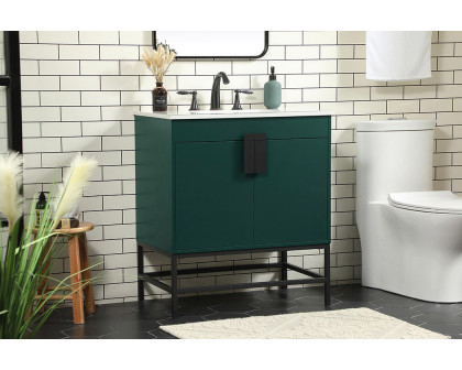 Elegant Bathroom Vanity - Green (VF48830MGN)