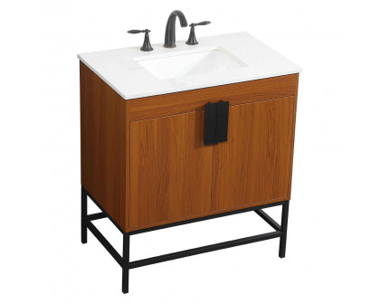 Elegant Bathroom Vanity - Teak (VF48830MTK)