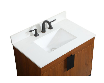 Elegant Bathroom Vanity - Teak (VF48830MTK-BS)