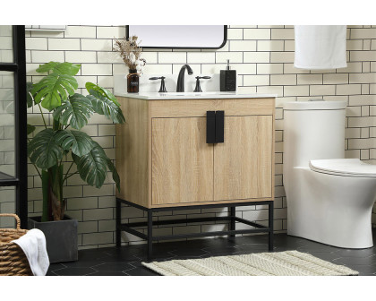 Elegant Bathroom Vanity - Mango Wood (VF48830MW-BS)