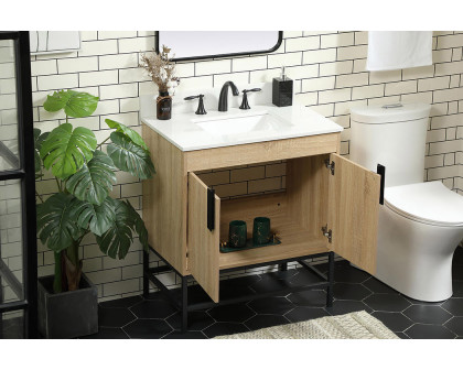 Elegant Bathroom Vanity - Mango Wood (VF48830MW-BS)