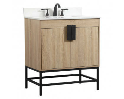 Elegant Bathroom Vanity - Mango Wood (VF48830MW-BS)