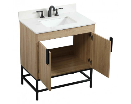 Elegant Bathroom Vanity - Mango Wood (VF48830MW-BS)