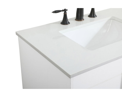 Elegant Bathroom Vanity - White (VF48830MWH)