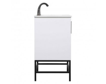 Elegant Bathroom Vanity - White (VF48830MWH)