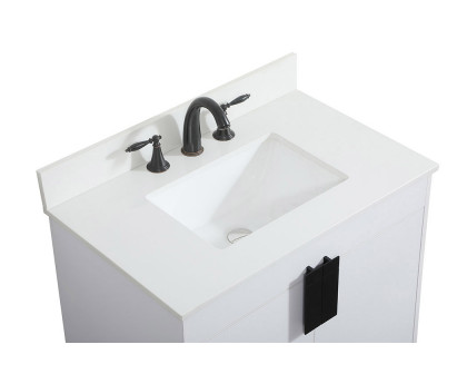 Elegant Bathroom Vanity - White (VF48830MWH-BS)