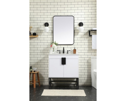 Elegant Bathroom Vanity - White (VF48830MWH-BS)