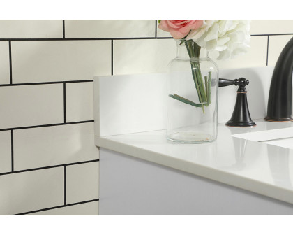 Elegant Bathroom Vanity - White (VF48830MWH-BS)