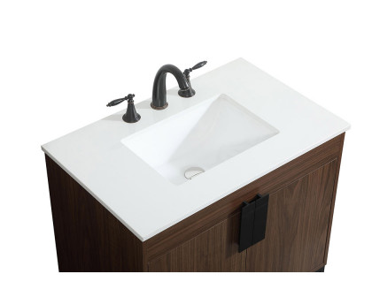 Elegant Bathroom Vanity - Walnut (VF48830MWT)