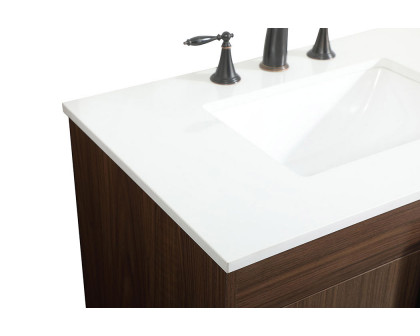 Elegant Bathroom Vanity - Walnut (VF48830MWT)