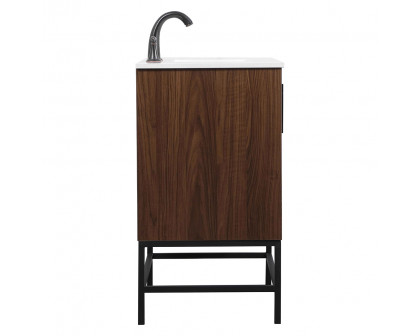 Elegant Bathroom Vanity - Walnut (VF48830MWT)