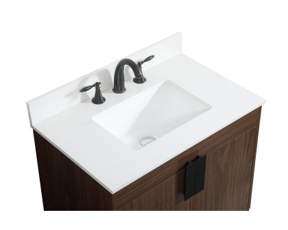 Elegant Bathroom Vanity - Walnut (VF48830MWT-BS)