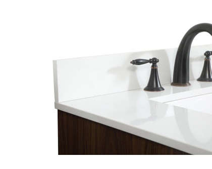 Elegant Bathroom Vanity - Walnut (VF48830MWT-BS)