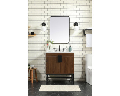 Elegant Bathroom Vanity - Walnut (VF48830MWT-BS)