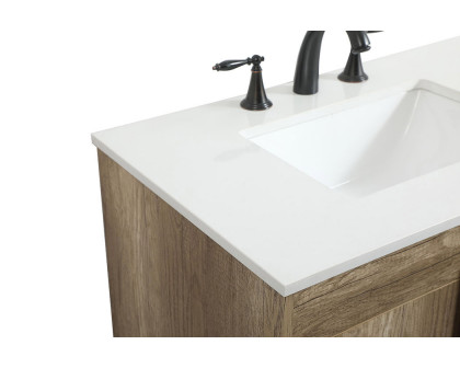 Elegant Bathroom Vanity - Natural Oak (VF48830NT)