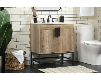 Elegant Bathroom Vanity - Natural Oak (VF48830NT)