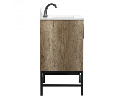 Elegant Bathroom Vanity - Natural Oak (VF48830NT-BS)