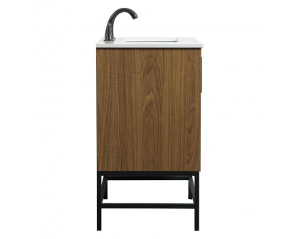 Elegant Bathroom Vanity - Walnut Brown (VF48830WB)