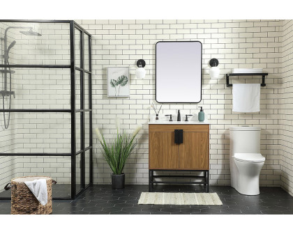 Elegant Bathroom Vanity - Walnut Brown (VF48830WB-BS)