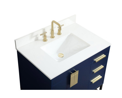 Elegant Bathroom Vanity - Blue (VF48832MBL-BS)