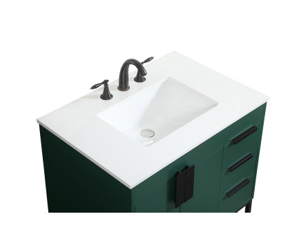 Elegant Bathroom Vanity - Green (VF48832MGN)