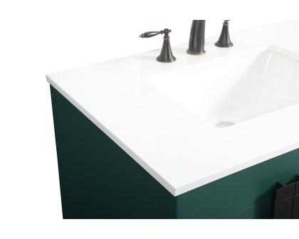 Elegant Bathroom Vanity - Green (VF48832MGN)