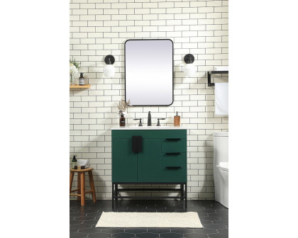 Elegant Bathroom Vanity - Green (VF48832MGN)