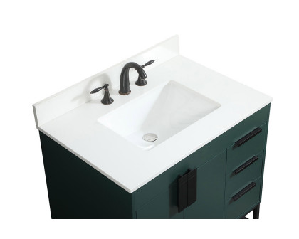 Elegant Bathroom Vanity - Green (VF48832MGN-BS)