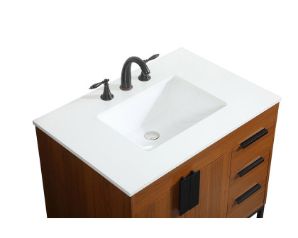 Elegant Bathroom Vanity - Teak (VF48832MTK)