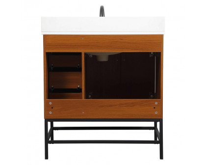 Elegant Bathroom Vanity - Teak (VF48832MTK-BS)