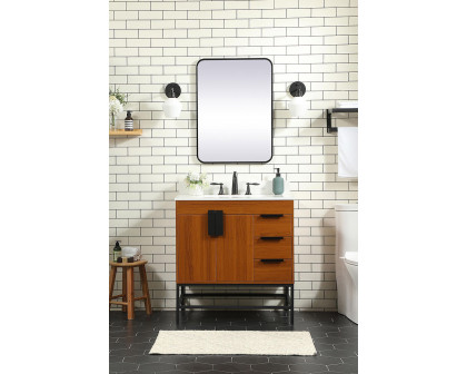 Elegant Bathroom Vanity - Teak (VF48832MTK-BS)