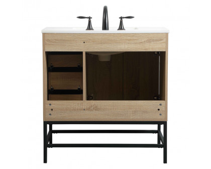 Elegant Bathroom Vanity - Mango Wood (VF48832MW)