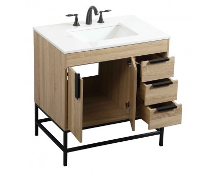 Elegant Bathroom Vanity - Mango Wood (VF48832MW)