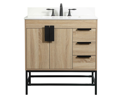 Elegant Bathroom Vanity - Mango Wood (VF48832MW-BS)