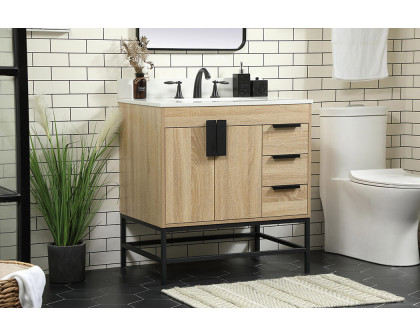 Elegant Bathroom Vanity - Mango Wood (VF48832MW-BS)