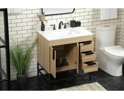 Elegant Bathroom Vanity - Mango Wood (VF48832MW-BS)