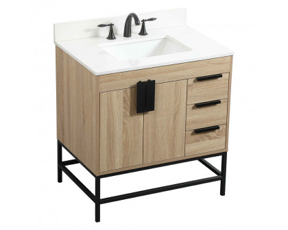 Elegant Bathroom Vanity - Mango Wood (VF48832MW-BS)