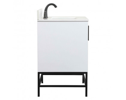 Elegant Bathroom Vanity - White (VF48832MWH-BS)