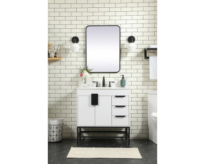 Elegant Bathroom Vanity - White (VF48832MWH-BS)