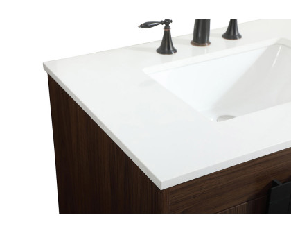 Elegant Bathroom Vanity - Walnut (VF48832MWT)