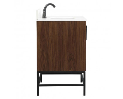 Elegant Bathroom Vanity - Walnut (VF48832MWT-BS)