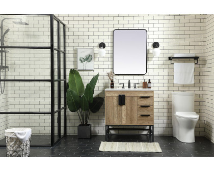 Elegant Bathroom Vanity - Natural Oak (VF48832NT)