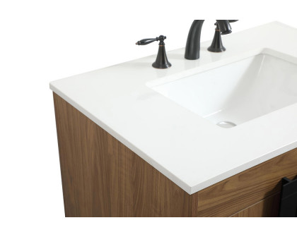 Elegant Bathroom Vanity - Walnut Brown (VF48832WB)